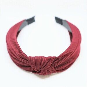 Maroon Knotted Headband